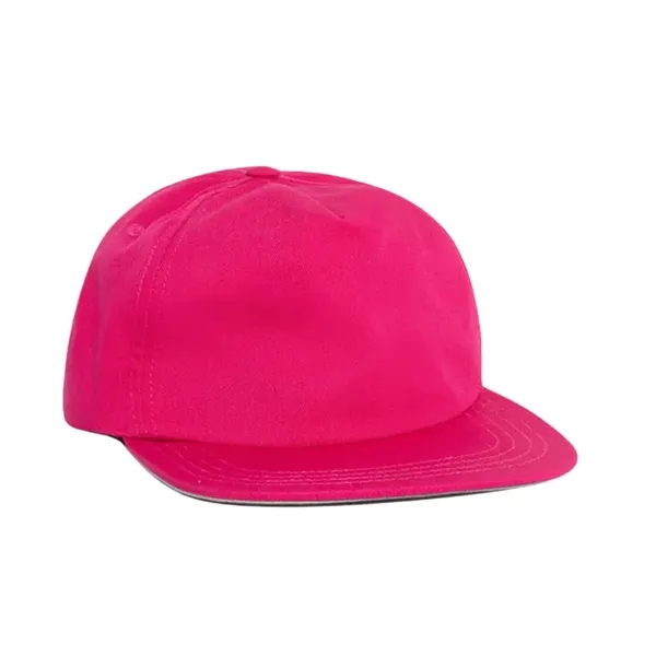 Poly Cotton Twill 5-Panel Hat - Poly Cotton Twill 5-Panel Hat - Image 7 of 15
