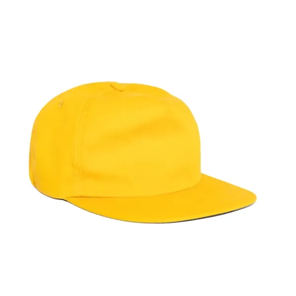 Poly Cotton Twill 5-Panel Hat - Poly Cotton Twill 5-Panel Hat - Image 8 of 15
