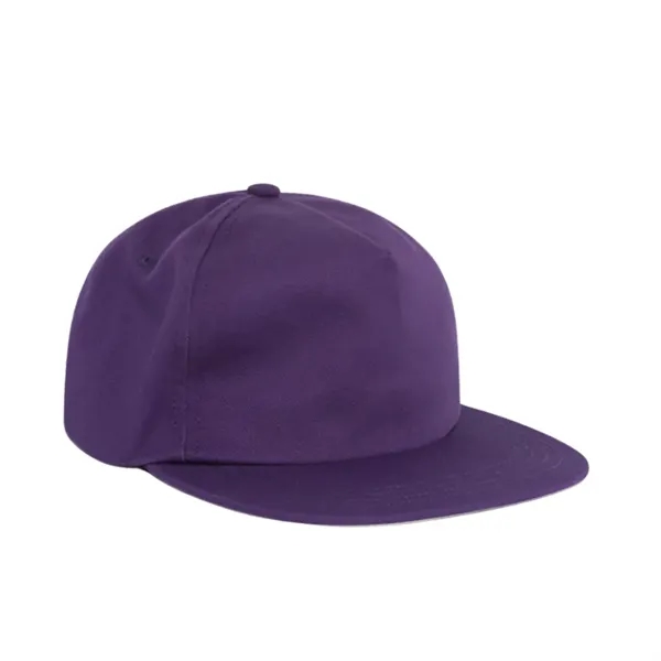 Poly Cotton Twill 5-Panel Hat - Poly Cotton Twill 5-Panel Hat - Image 13 of 15