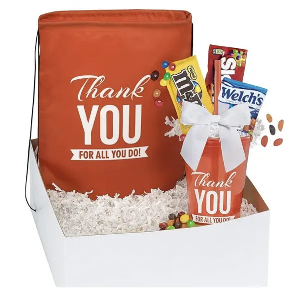 Thank You Tumbler, Bag & Snacks Boxed - Thank You Tumbler, Bag & Snacks Boxed - Image 0 of 5