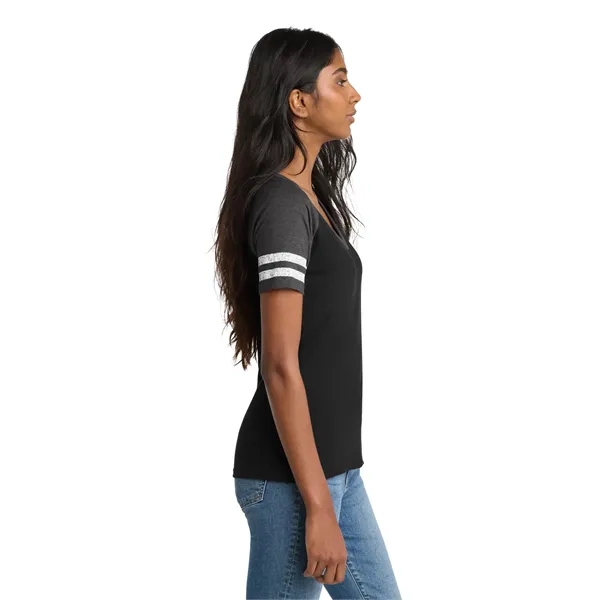 District Women's Game V-Neck Tee. - District Women's Game V-Neck Tee. - Image 2 of 29