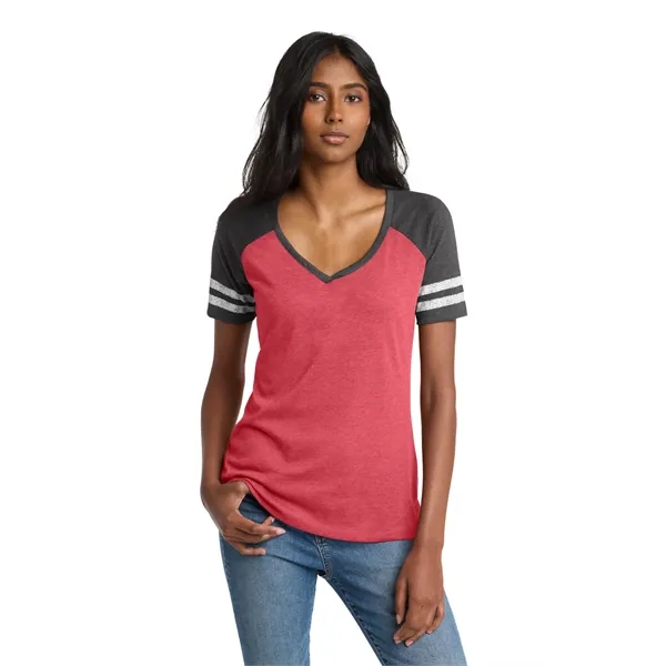 District Women's Game V-Neck Tee. - District Women's Game V-Neck Tee. - Image 4 of 29