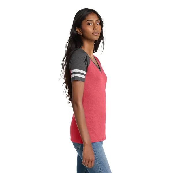 District Women's Game V-Neck Tee. - District Women's Game V-Neck Tee. - Image 7 of 29
