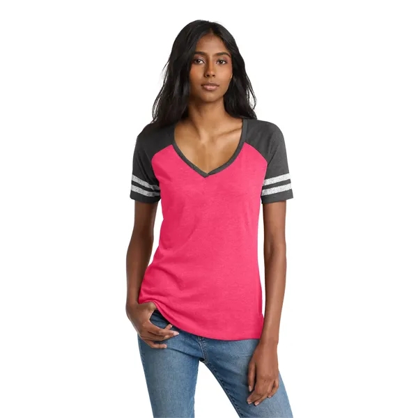 District Women's Game V-Neck Tee. - District Women's Game V-Neck Tee. - Image 14 of 29