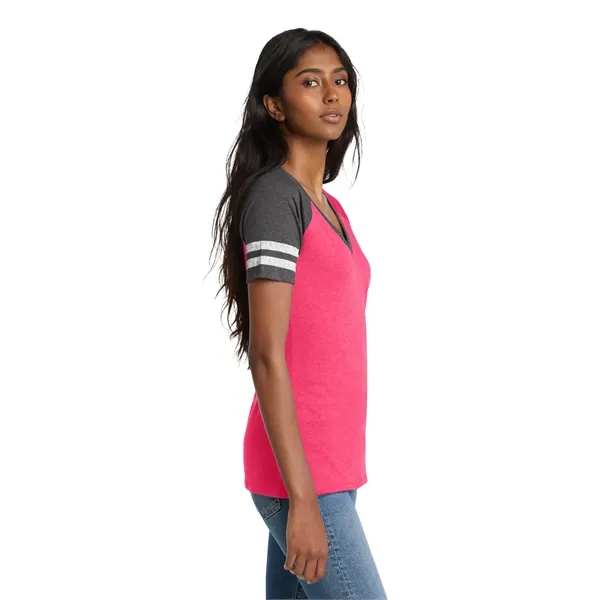 District Women's Game V-Neck Tee. - District Women's Game V-Neck Tee. - Image 17 of 29