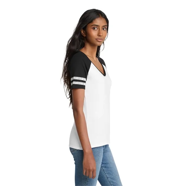 District Women's Game V-Neck Tee. - District Women's Game V-Neck Tee. - Image 22 of 29