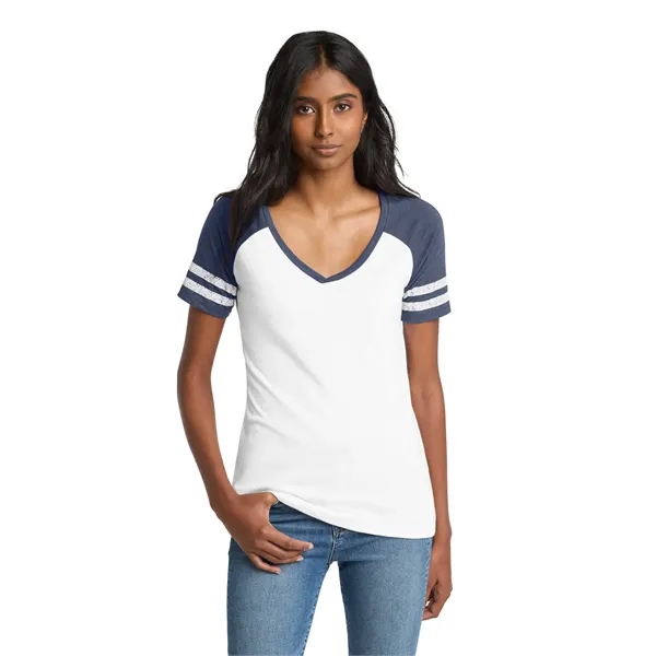 District Women's Game V-Neck Tee. - District Women's Game V-Neck Tee. - Image 24 of 29