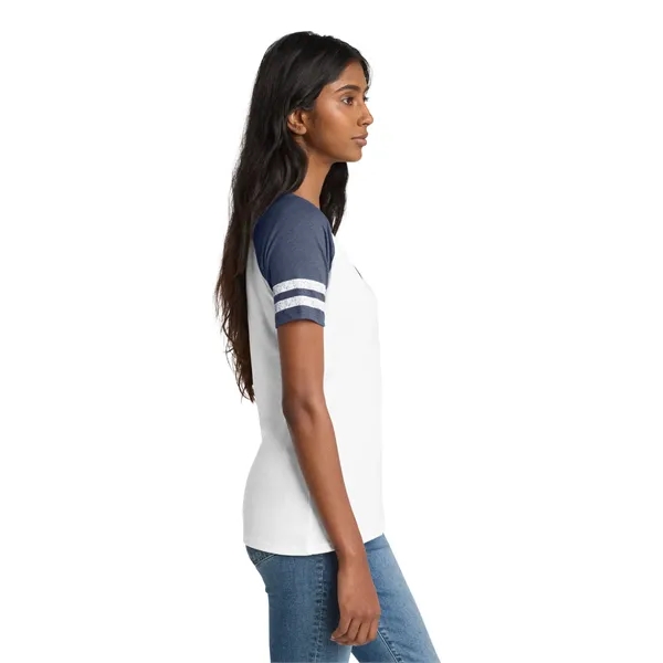 District Women's Game V-Neck Tee. - District Women's Game V-Neck Tee. - Image 27 of 29