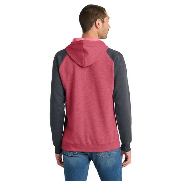 District Young Mens Lightweight Fleece Raglan Hoodie. - District Young Mens Lightweight Fleece Raglan Hoodie. - Image 11 of 14