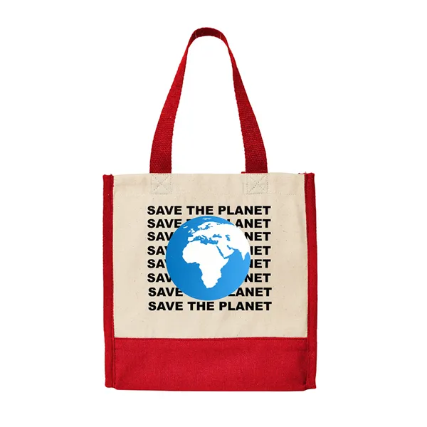 Junior Mini Cotton Box Tote Bag - Junior Mini Cotton Box Tote Bag - Image 0 of 8