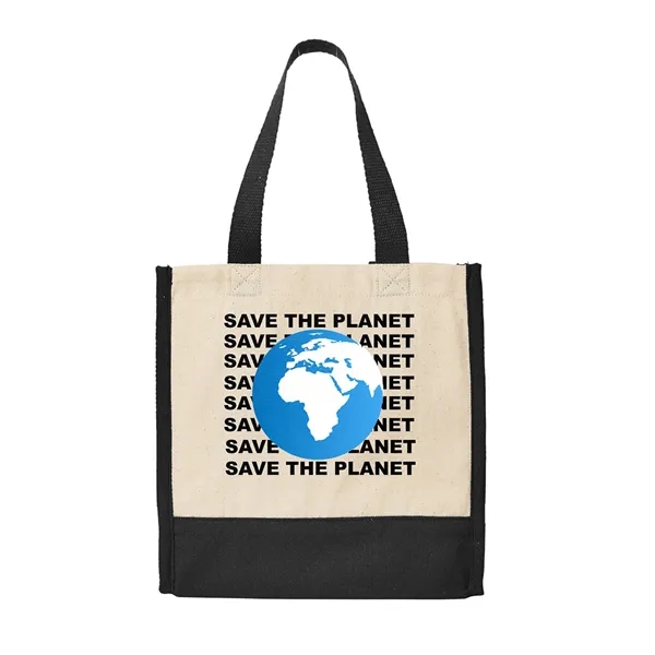 Junior Mini Cotton Box Tote Bag - Junior Mini Cotton Box Tote Bag - Image 1 of 8