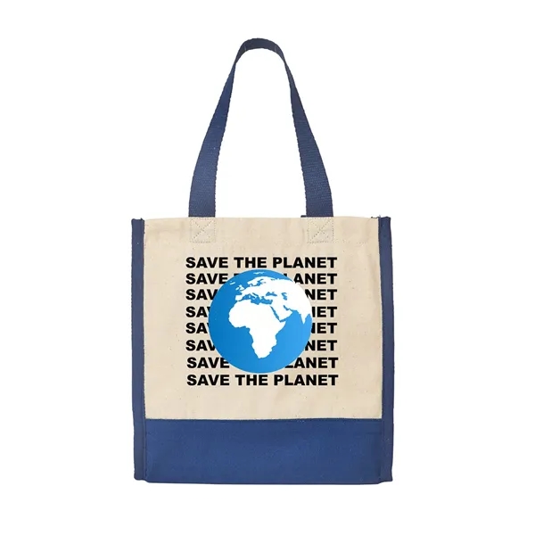 Junior Mini Cotton Box Tote Bag - Junior Mini Cotton Box Tote Bag - Image 4 of 8