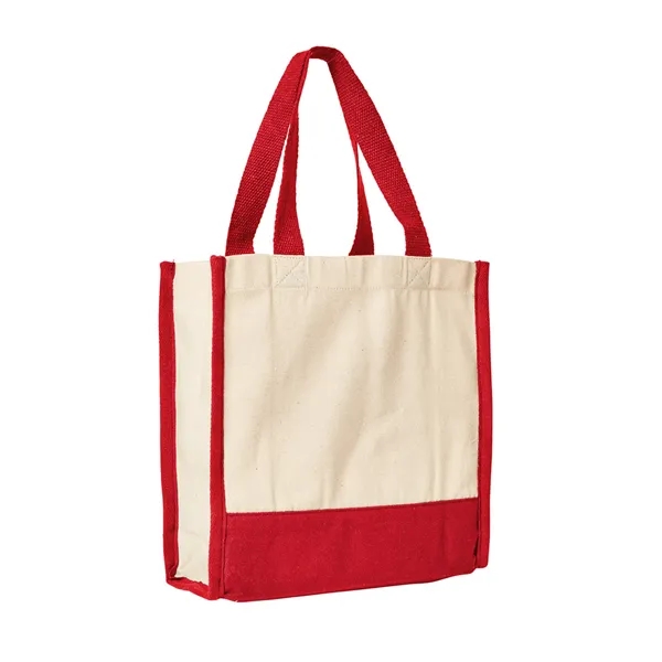 Junior Mini Cotton Box Tote Bag - Junior Mini Cotton Box Tote Bag - Image 7 of 8