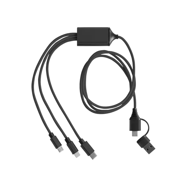 3-in-1 Charging Cable with Dual Input - 3-in-1 Charging Cable with Dual Input - Image 1 of 7