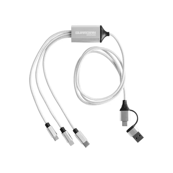 3-in-1 Charging Cable with Dual Input - 3-in-1 Charging Cable with Dual Input - Image 4 of 7