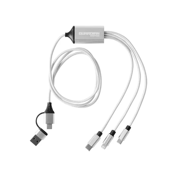 3-in-1 Charging Cable with Dual Input - 3-in-1 Charging Cable with Dual Input - Image 5 of 7