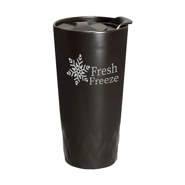 14 oz Double Wall Ceramic Textured Tumbler - 14 oz Double Wall Ceramic Textured Tumbler - Image 0 of 5