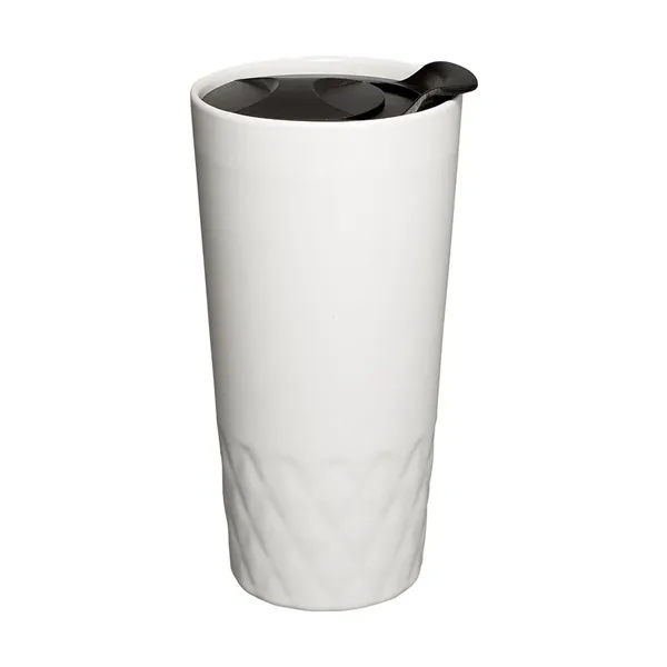 14 oz Double Wall Ceramic Textured Tumbler - 14 oz Double Wall Ceramic Textured Tumbler - Image 3 of 5