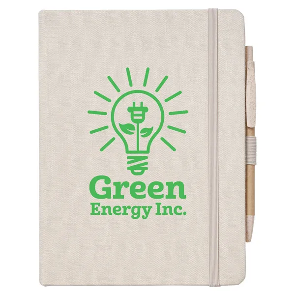 econscious Hemp Journal Notebook & Pen 6" X 8.0125" - econscious Hemp Journal Notebook & Pen 6" X 8.0125" - Image 0 of 3