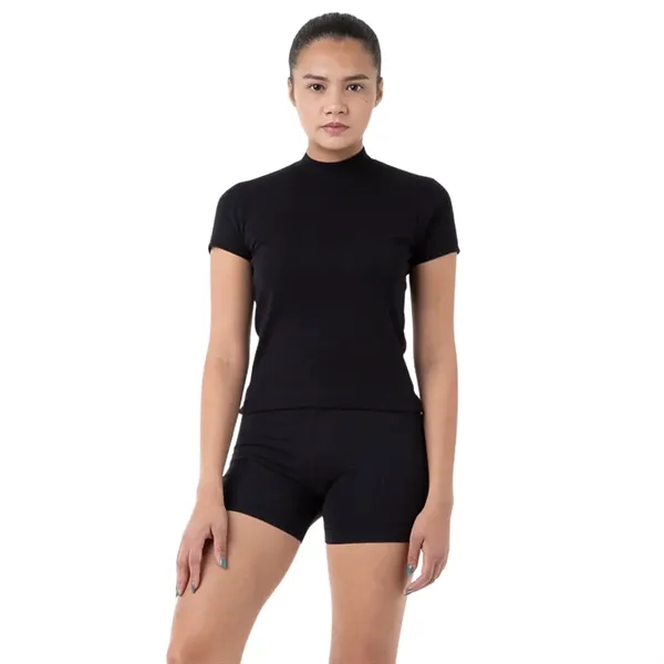 Baby Rib Mockneck Tee - Baby Rib Mockneck Tee - Image 2 of 4
