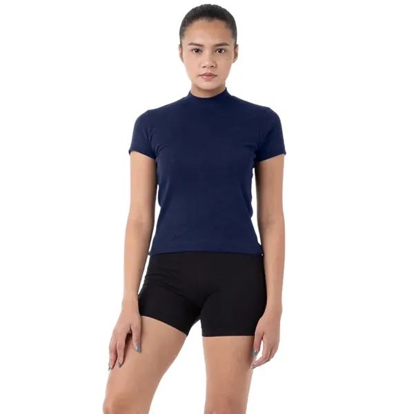 Baby Rib Mockneck Tee - Baby Rib Mockneck Tee - Image 4 of 4