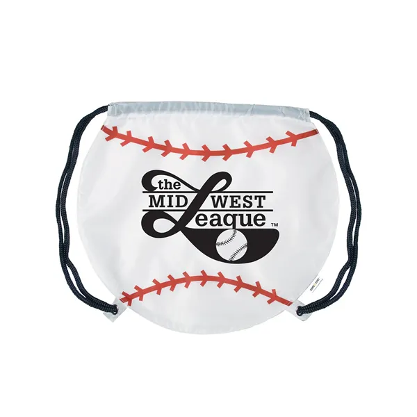 Game Time! Baseball Drawstring Bag - Game Time! Baseball Drawstring Bag - Image 0 of 2