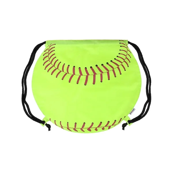 Game Time! Softball Drawstring Bag - Game Time! Softball Drawstring Bag - Image 1 of 3