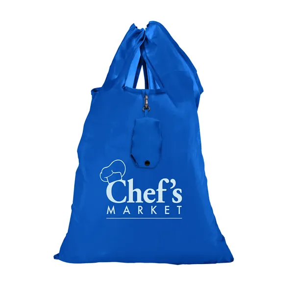 Polyester Folding Grocery Tote Bag - Polyester Folding Grocery Tote Bag - Image 0 of 5