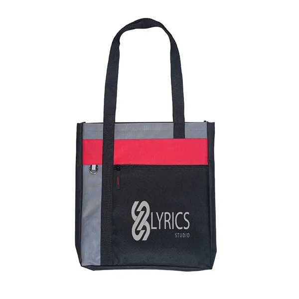 Happy De Stijl Polyester Tote Bag - Happy De Stijl Polyester Tote Bag - Image 3 of 3