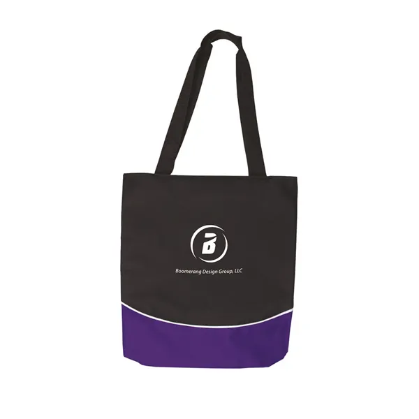 Color Curve Accent Panel Tote - Color Curve Accent Panel Tote - Image 0 of 1