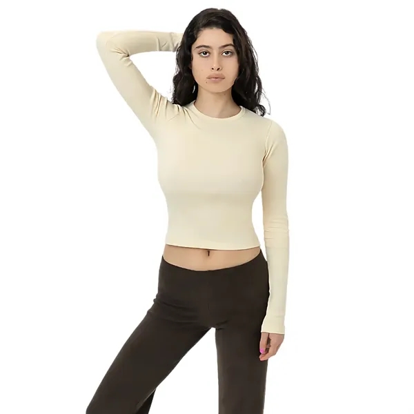 Baby Rib Long Sleeve Crewneck - Baby Rib Long Sleeve Crewneck - Image 5 of 8