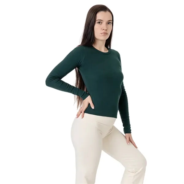 Baby Rib Long Sleeve Crewneck - Baby Rib Long Sleeve Crewneck - Image 6 of 8