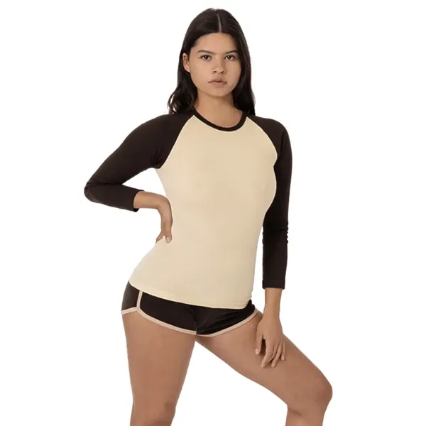 Baby Rib Long Sleeve Raglan - Baby Rib Long Sleeve Raglan - Image 3 of 13