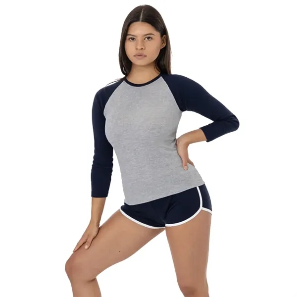 Baby Rib Long Sleeve Raglan - Baby Rib Long Sleeve Raglan - Image 5 of 13