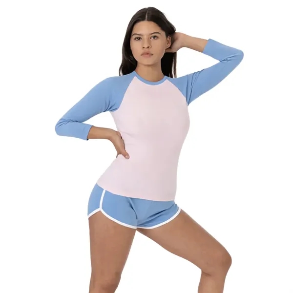 Baby Rib Long Sleeve Raglan - Baby Rib Long Sleeve Raglan - Image 6 of 13