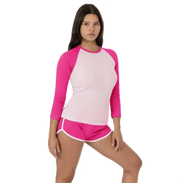 Baby Rib Long Sleeve Raglan - Baby Rib Long Sleeve Raglan - Image 7 of 13