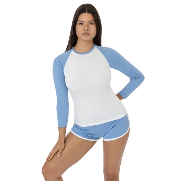 Baby Rib Long Sleeve Raglan - Baby Rib Long Sleeve Raglan - Image 8 of 13