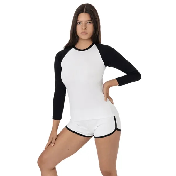 Baby Rib Long Sleeve Raglan - Baby Rib Long Sleeve Raglan - Image 9 of 13