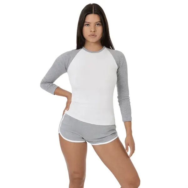 Baby Rib Long Sleeve Raglan - Baby Rib Long Sleeve Raglan - Image 10 of 13