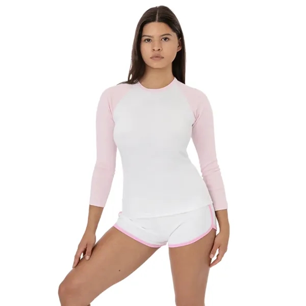 Baby Rib Long Sleeve Raglan - Baby Rib Long Sleeve Raglan - Image 11 of 13