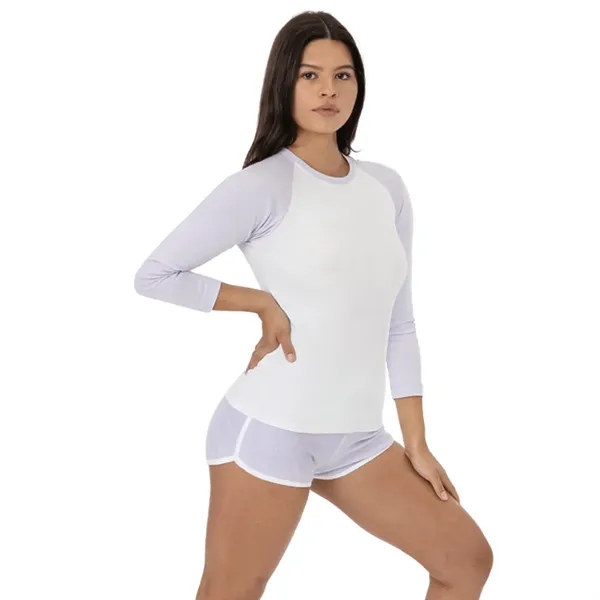 Baby Rib Long Sleeve Raglan - Baby Rib Long Sleeve Raglan - Image 12 of 13