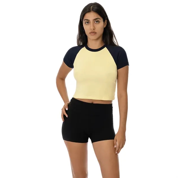 Baby Rib Short Sleeve Raglan - Baby Rib Short Sleeve Raglan - Image 2 of 13