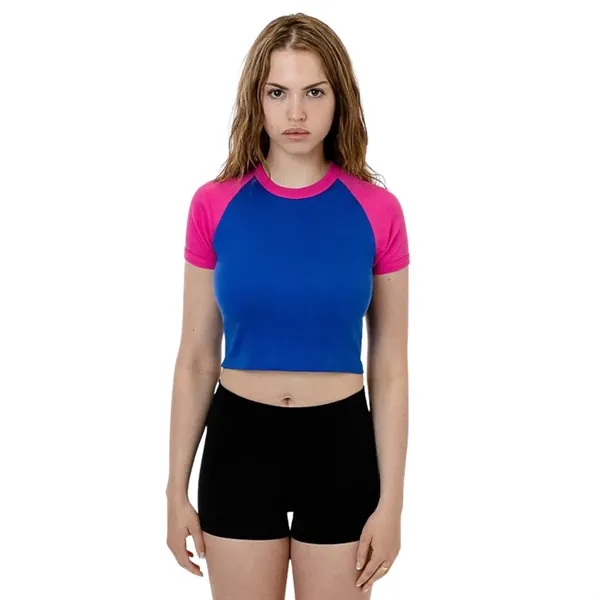 Baby Rib Short Sleeve Raglan - Baby Rib Short Sleeve Raglan - Image 7 of 13
