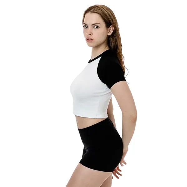 Baby Rib Short Sleeve Raglan - Baby Rib Short Sleeve Raglan - Image 10 of 13