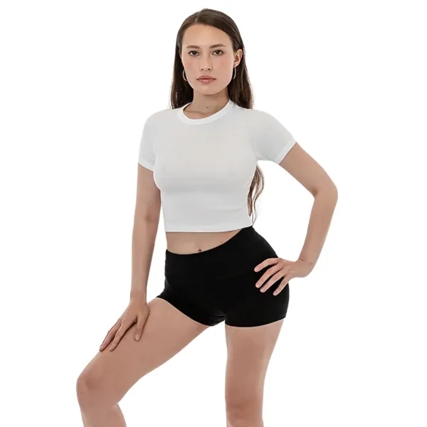 Baby Rib Short Sleeve Raglan - Baby Rib Short Sleeve Raglan - Image 11 of 13