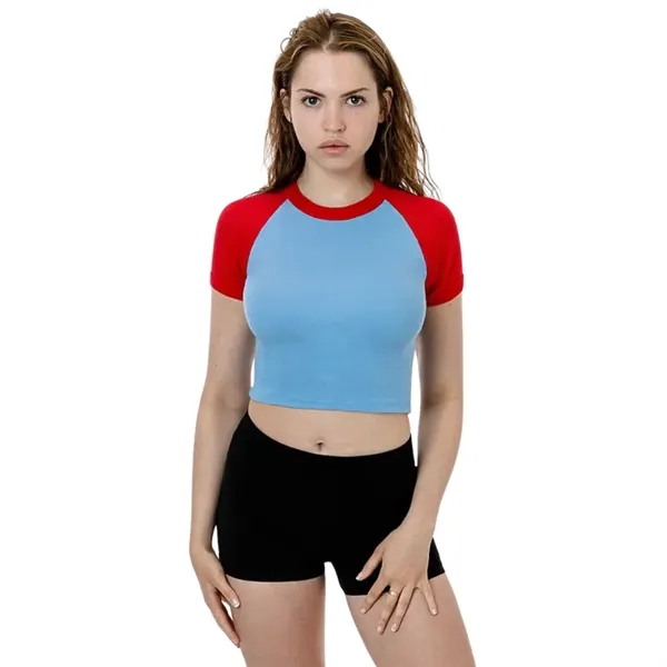 Baby Rib Short Sleeve Raglan - Baby Rib Short Sleeve Raglan - Image 12 of 13