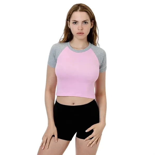 Baby Rib Short Sleeve Raglan - Baby Rib Short Sleeve Raglan - Image 13 of 13