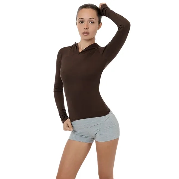 Baby Rib Long Sleeve Hoodie - Baby Rib Long Sleeve Hoodie - Image 4 of 5