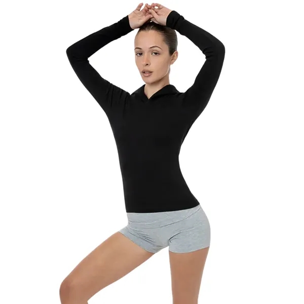 Baby Rib Long Sleeve Hoodie - Baby Rib Long Sleeve Hoodie - Image 5 of 5