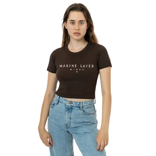 Baby Rib Short Sleeve Crop Tee - Baby Rib Short Sleeve Crop Tee - Image 0 of 5